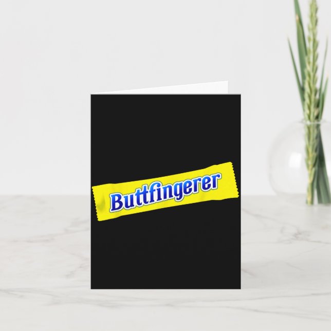 Carte Funny Buttfingerer Inappropriate Offensive Adult D (Devant)