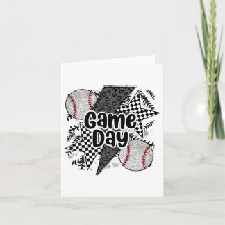 Carte Funny Bysebyll Équipe Vintage Jour Bysebyll Ligh