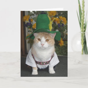 Carte Funny Cat German
