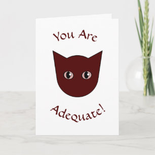 Carte Funny Cat Valentine's Day Card