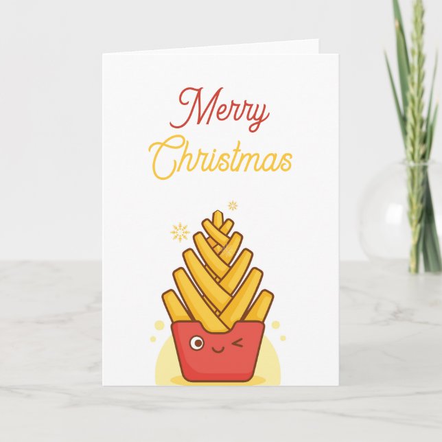 Carte Funny Christmas Card  Folded Greeting Card (Devant)