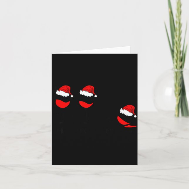 Carte Funny Christmas Drink Drank Drunk Xmas Holiday  (Devant)