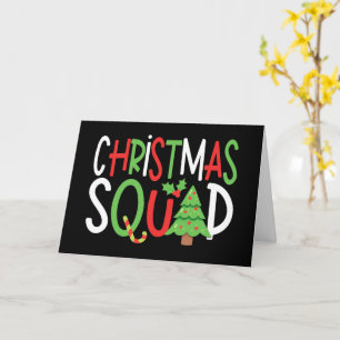 Carte Funny Christmas Squad Famille Vacances