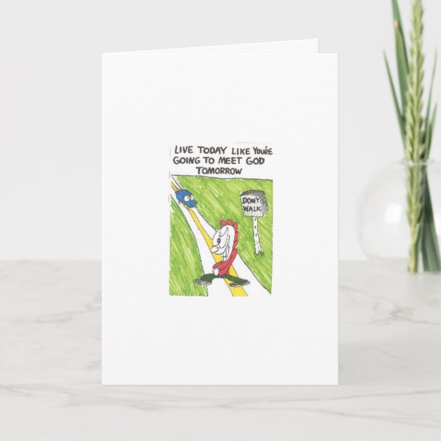 Carte Funny church sayings (Devant)