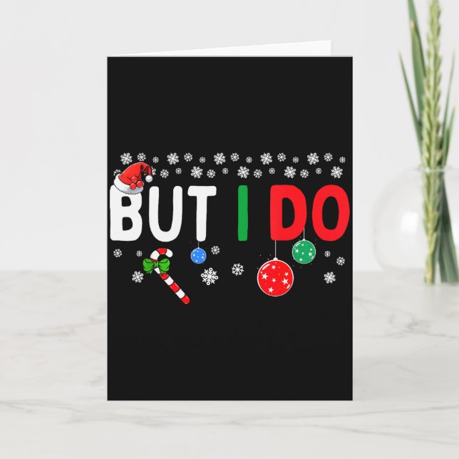 Carte Funny Couples I Don't Do Matching Christmas Outfit (Devant)