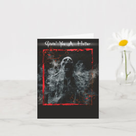 Carte Funny Creepy Halloween Greetings