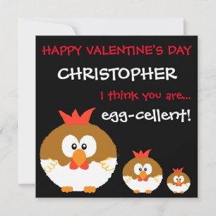 Carte Funny Custom Personnalisée La Journée des Valentin