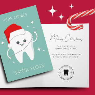 Carte Funny Dentist Dental Clinique Noël