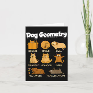 Carte Funny Dog Geometry Math Teacher Back To School