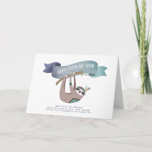 Carte Funny Farewell Boss Colleague Card - Attraper la l