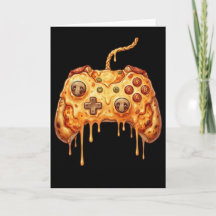 Funny Gamer Pizza Gaming Video Game Enthusiast Boy