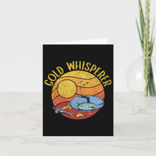 Carte Funny Gold Panning Gold Creusage Trésor Chasse