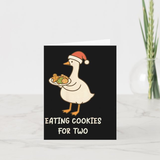 Carte Funny Goose Pregnancy Pregnant Announcement To Hus (Devant)