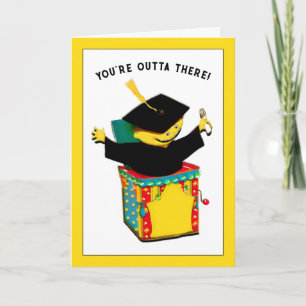 Carte Funny Grandson Graduation Card
