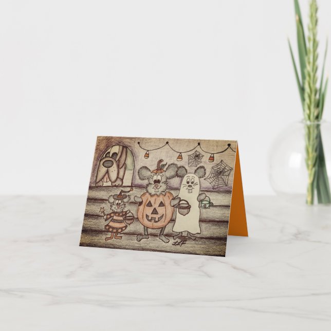 Carte Funny Halloween Card (Devant)