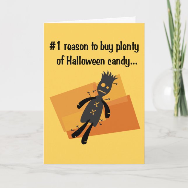 Carte Funny Halloween Card (Devant)