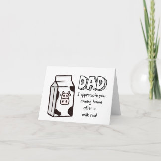 Carte Funny Happy Fête des pères Card, Humour pour papa