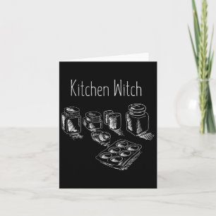 Carte Funny Herbalist Kitchen Witch Halloween Cuisine Ch