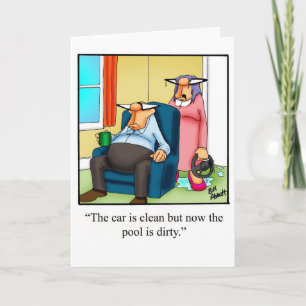 Carte Funny Hi And Hello Humour Greeting Card