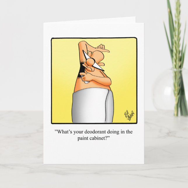 Carte Funny Hi And Hello Humour Greeting Card (Devant)