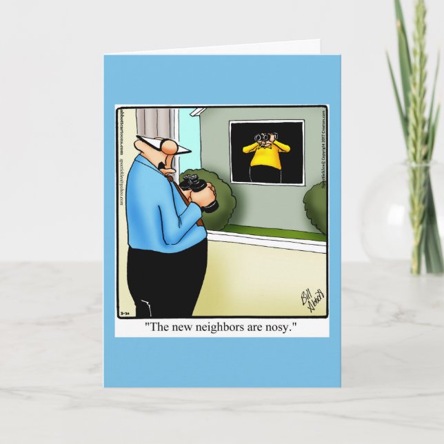 Carte Funny Hi & Hello Humour Greeting Card (Devant)