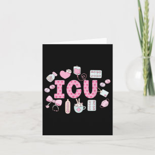Carte Funny Infirmière Infirmière Icu Intensive Care Uni