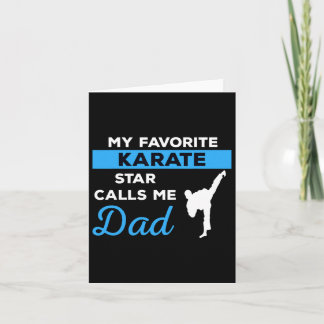Carte Funny Karate Papa Martial Arts Combattez Chemise C