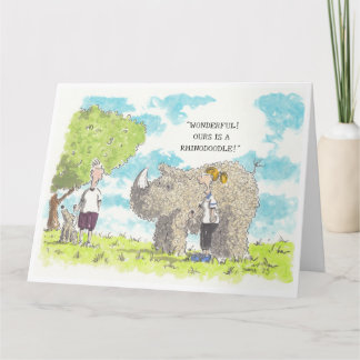 Carte Funny Labradoodle