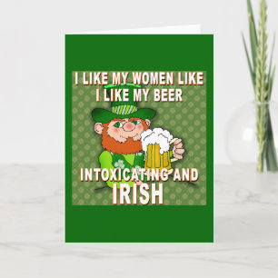 Carte Funny Leprechaun Mème pour le Jour de la Saint Pat