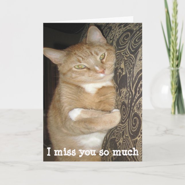 Carte Funny missing you greeting card (Devant)