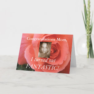 Carte Funny Mothers Day Card - Ajoutez votre propre phot