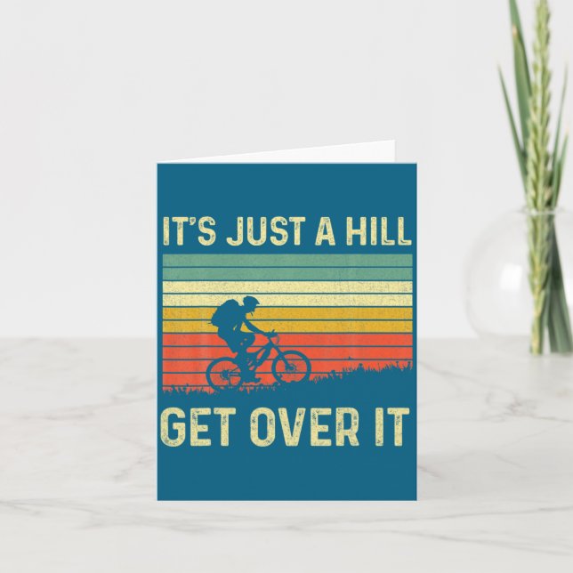 Carte Funny Mountain Biking Design For Men Women Trail R (Devant)