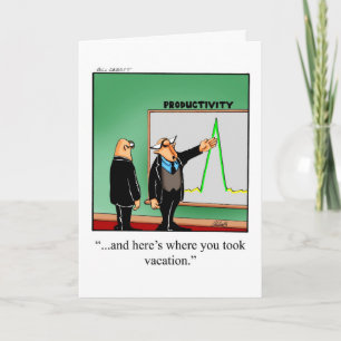Carte Funny National Boss's Day Card