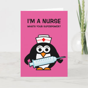 Carte Funny nursing greeting card  