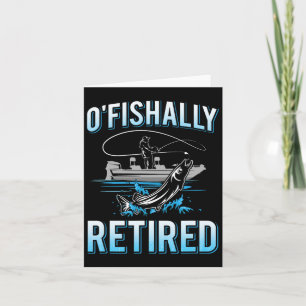 Carte Funny O'fish Retraité Tee Pour Retraité Pêche M