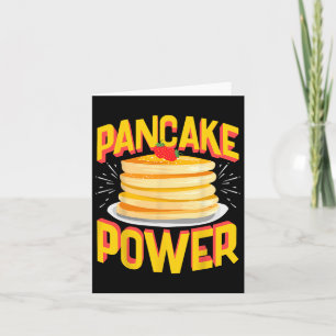 Carte Funny Pancake Power