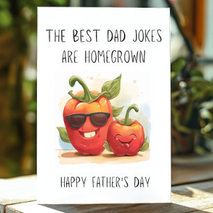 Carte Funny Papa Joke Fête des pères du jardin