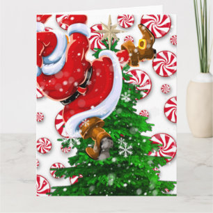 Carte Funny Père Noël