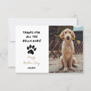 Carte Funny Personnalisé Animaux de compagnie Photo Chie