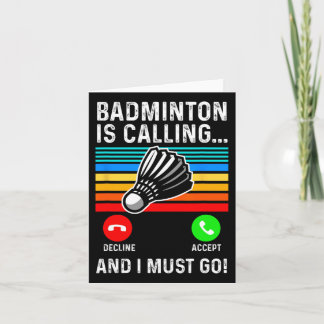 Carte Funny Picklell Dminton Shuttle