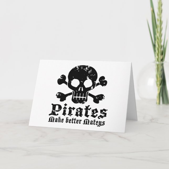 Carte Funny Pirate (Devant)