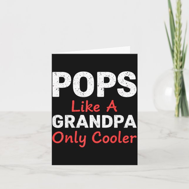 Carte Funny Ps Grandpa Cooler From Grandkids Father's Da (Devant)