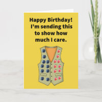 Funny Pun Berry Vest Joyeux anniversaire