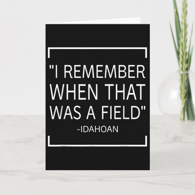 Carte Funny Quotes Saying - I Remember When That Was A F (Devant)