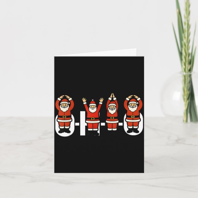 Carte Funny Santa Ohio Party O-h-i-o Christmas Season Mi (Devant)