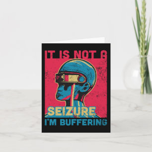 Carte Funny Seizure - Ruban pourpre pour l'Epilepsie