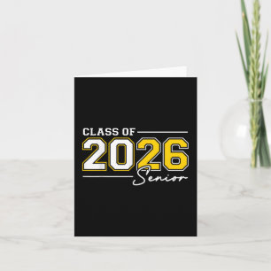 Carte Funny Senior Year 2026 Graduation Class Of 2026 Se