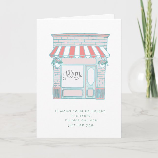 Carte Funny-Si les mamans pourraient être achetées en ma (Devant)