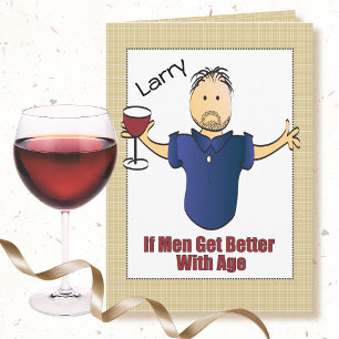 Carte Funny Snarky Birthday Card pour Homme Mature