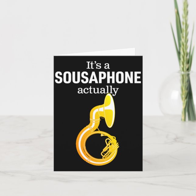 Carte Funny Sousaphone Humor For Proud Sousaphonist Marc (Devant)